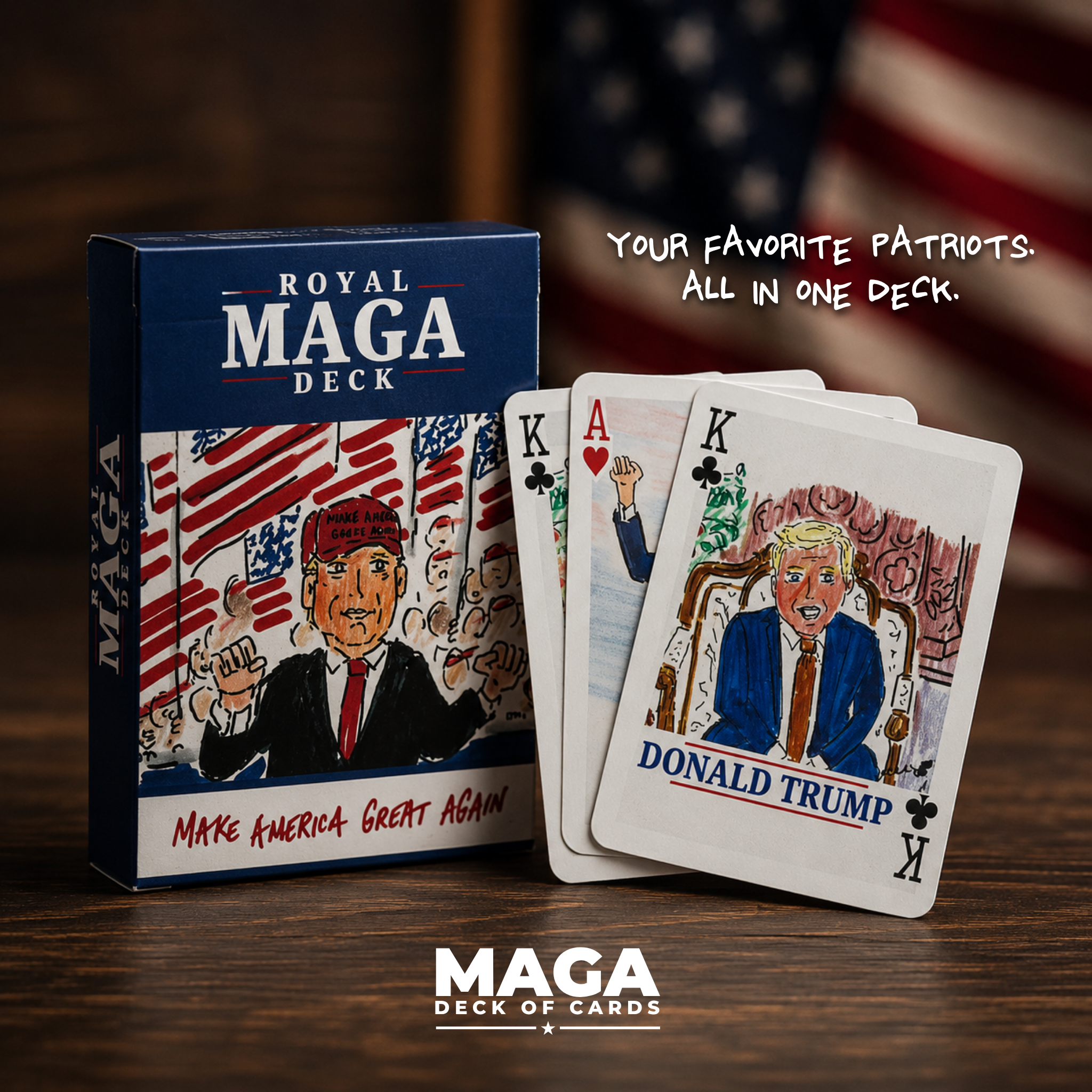 🇺🇸 The Royal MAGA Deck: Trump Edition