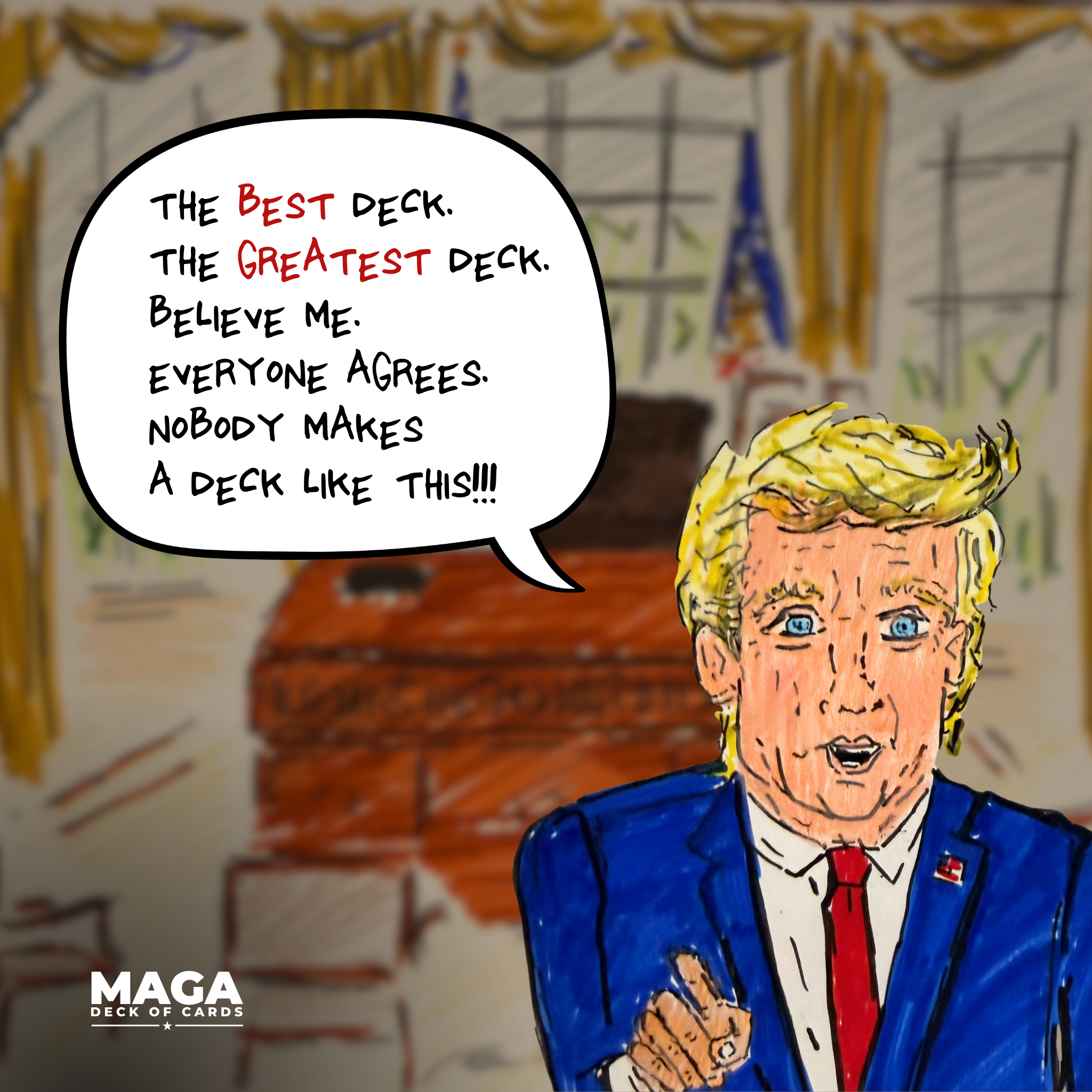 🇺🇸 The Royal MAGA Deck: Trump Edition